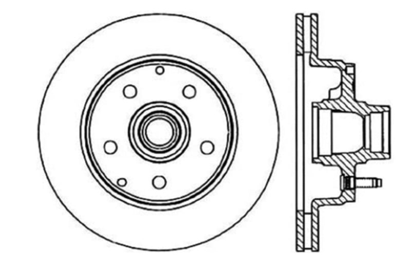StopTech Slotted & Drilled Sport Brake Rotor