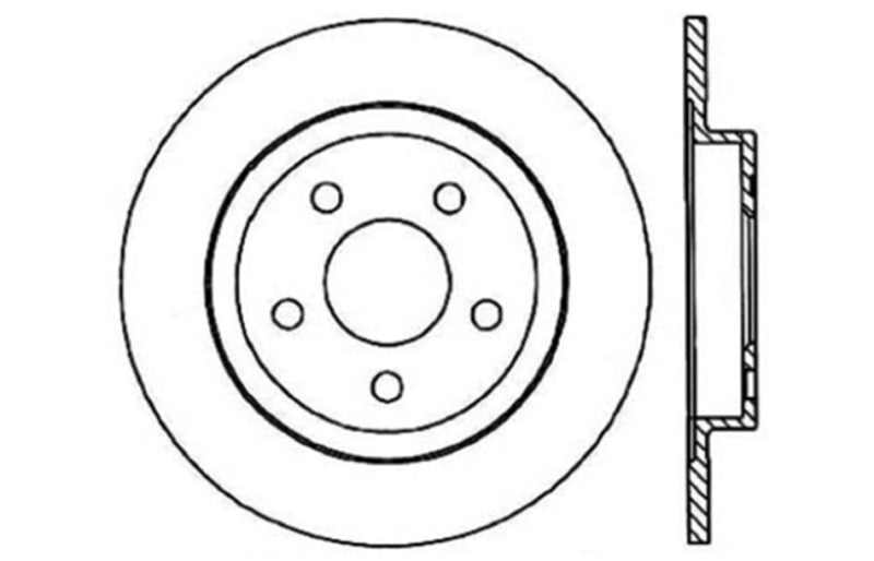 StopTech Slotted & Drilled Sport Brake Rotor