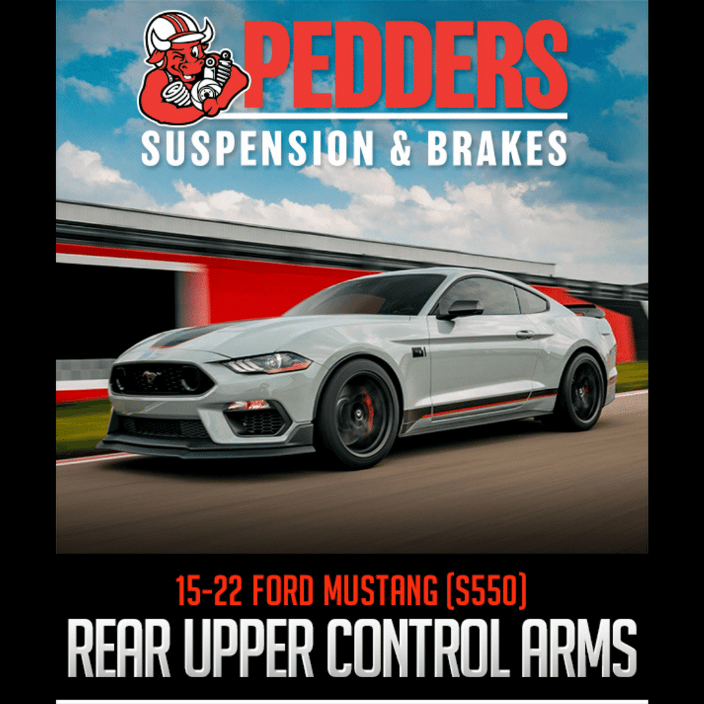 Pedders 15-22 Ford Mustang S550 Rear Upper Control Arms