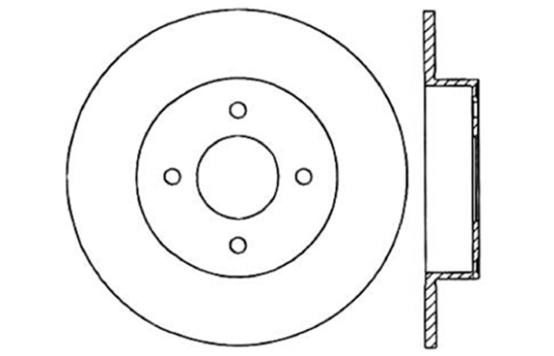 StopTech Drilled Sport Brake Rotor