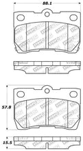 Load image into Gallery viewer, StopTech 06-13 Lexus IS250 Street Performance Rear Brake Pads
