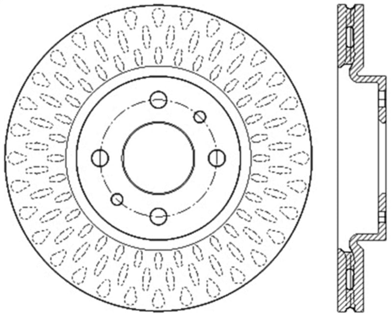 StopTech Slotted Sport Brake Rotor