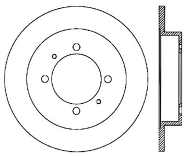 StopTech Drilled Sport Brake Rotor