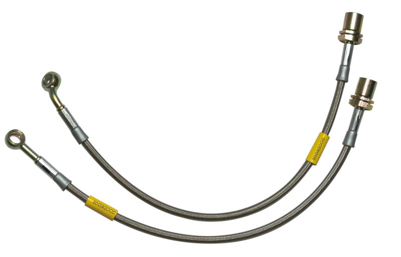 Goodridge 02-04 Nissan Frontier 4WD / XTera w/o VDS 4-inch Extended SS Brake Lines