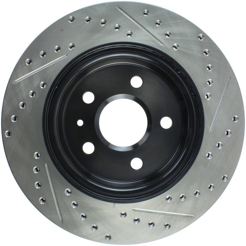 StopTech 11-16 Buick Regal Drilled & Slotted Sport Rear Right Rotor