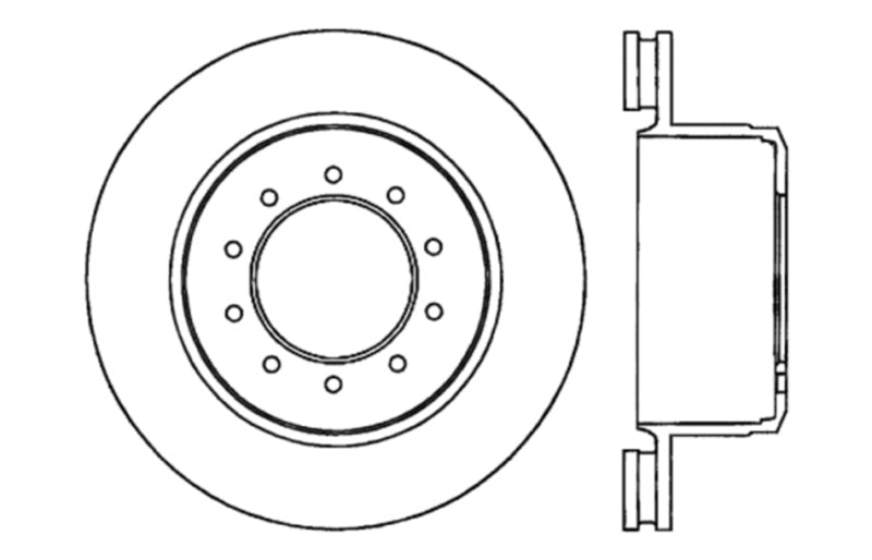 StopTech Drilled Sport Brake Rotor