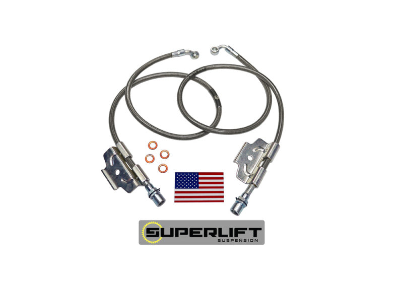 Superlift 03-13 Dodge Ram 2500/3500 w/ 4-6in Lift Kit (Pair) Bullet Proof Brake Hoses