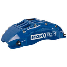 Load image into Gallery viewer, StopTech 03-05 350z (non-track) / 03-08 350z Front BBK w/ Blue ST60 355x32 Zinc Slotted Rotors