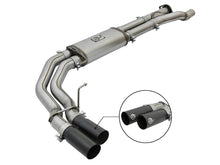 Load image into Gallery viewer, aFe POWER Rebel Series 3in 409 SS Cat Back Exhaust w/ Black Tips 17 Ford F-150 Raptor V6-3.5L