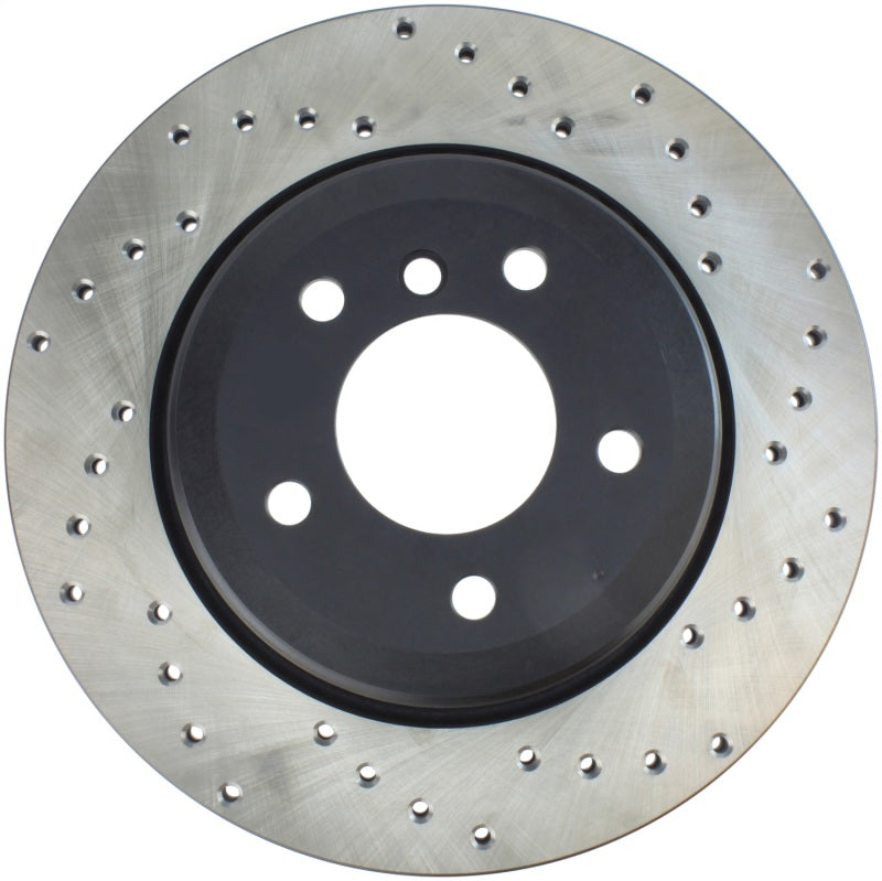 StopTech 04-07 BMW 525 Series / 08-10 528 Series / 04-07 530 Series Drilled Left Rear Rotor