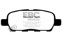 Load image into Gallery viewer, EBC 06-09 Infiniti FX35 3.5 Orangestuff Rear Brake Pads