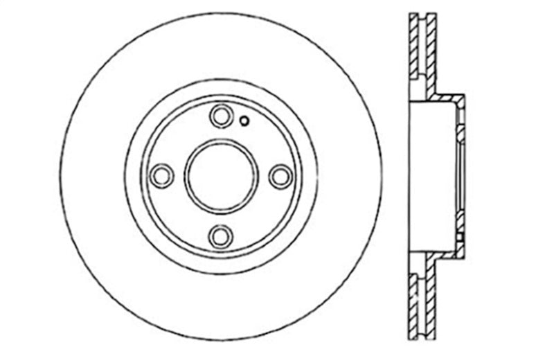 StopTech 01-05 Miata MX-5 Hard Suspension / 04-05 MX-5 MazdaSpeed SportStop Slotted & Drilled Right