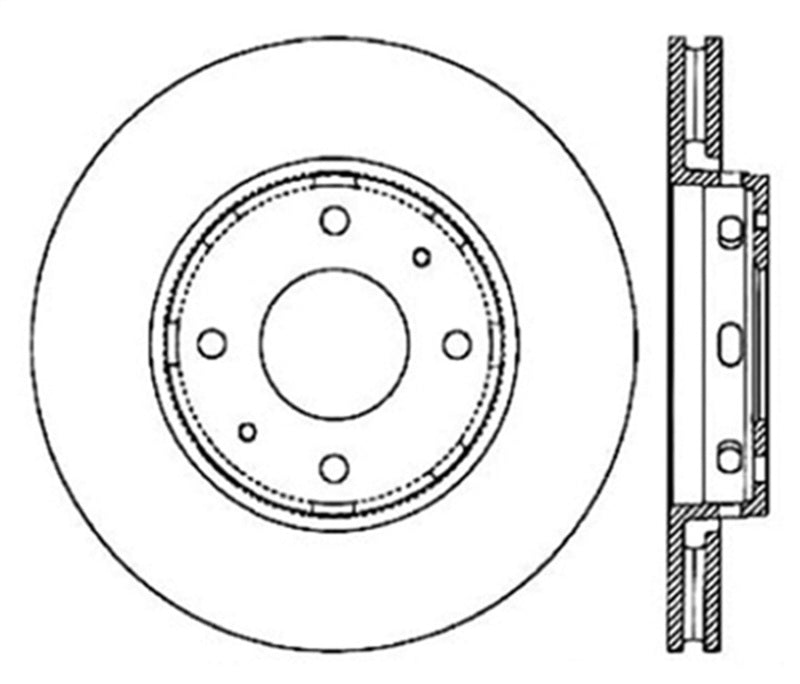 StopTech Drilled Sport Brake Rotor