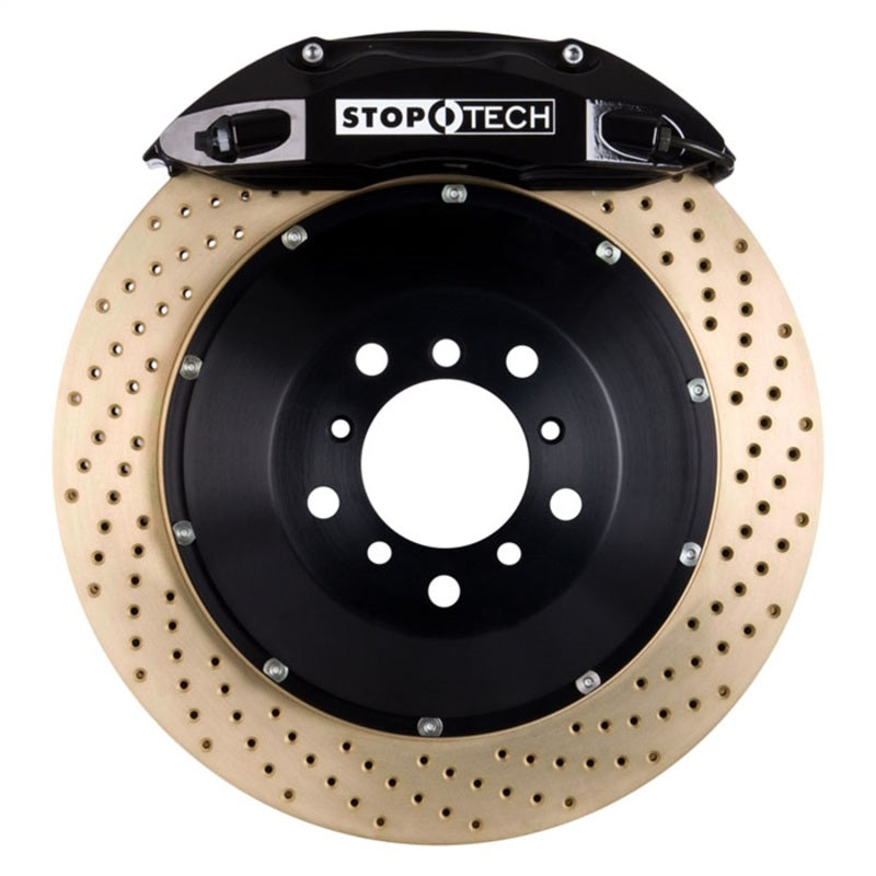 StopTech 05 Toyota 4Runner Front Black ST-40 Caliper 355x32 Zinc Drilled Rotor