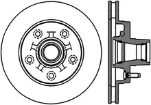 Load image into Gallery viewer, StopTech 82-92 Chevrolet Camaro SportStop Cryo Slotted &amp; Drilled Left Front Rotor