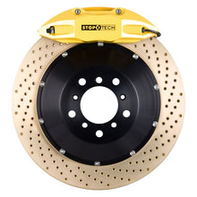 Load image into Gallery viewer, StopTech BBK 14-15 BMW M3 / M4 Rear Yellow ST-40 Calipers 380x32 Zinc Drilled Rotors
