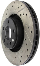 Load image into Gallery viewer, StopTech 05-10 Audi A6 (Not Quattro) / 05-08 A6 Quattro 3.2L Slotted &amp; Drilled Right Front Rotor