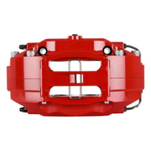 Load image into Gallery viewer, StopTech 04 Volkswagen Golf 3.2L Front BBK w/ Red ST-40 Caliper Slotted 355X32 2pc Rotor