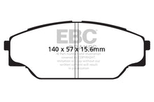 Load image into Gallery viewer, EBC 93-98 Toyota T100 Pick Up 1 Ton 2WD Yellowstuff Front Brake Pads