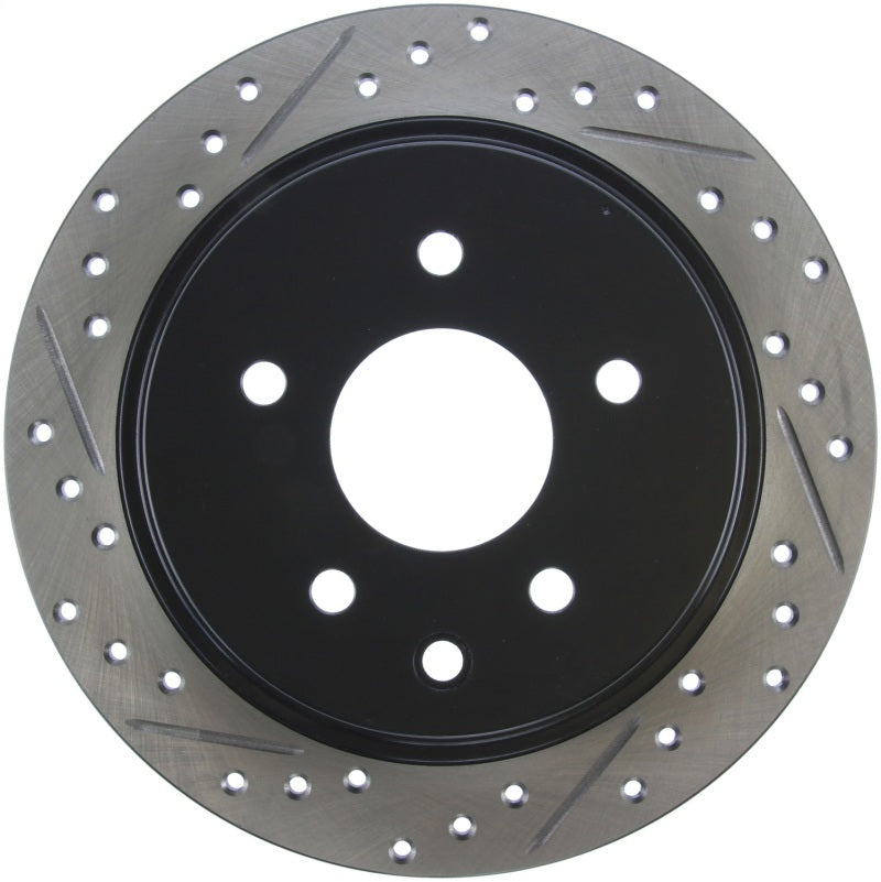StopTech 02-09 Nissan Altima / 04-08 Maxima SportStop Slotted & Drilled Rear Right Rotor