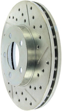 Load image into Gallery viewer, StopTech Select Sport 94-00 Ford Taurus / 94-95 Taurus SHO Slotted and Drilled Left Front Rotor