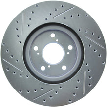 Load image into Gallery viewer, StopTech Select Sport 2007-2014 Acura MDX Drilled and Slotted Front Left Brake Rotor