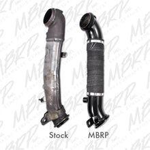 Load image into Gallery viewer, MBRP 11-13 Chev/GMC 6.6L Duramax 3in Turbo Down Pipe Black