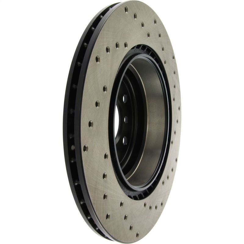 StopTech 07-12 BMW 335i Drilled Sport Cryo Right Rear Rotor