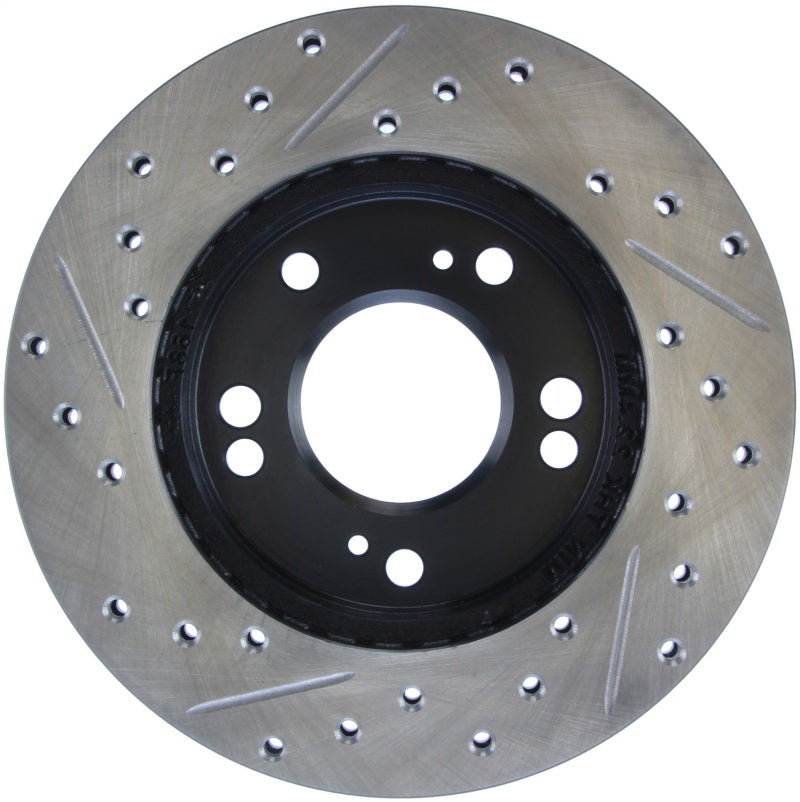 StopTech 90-99 Eagle Talon / 4/89-01 Mitsubishi Eclipse Left Front Slotted & Drilled Rotors