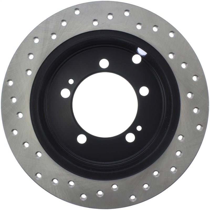 StopTech 95-99 Eagle Talon Tsi Turbo / 94-99 Mitsubishi Eclipse Turbo Drilled Left Rear Rotor
