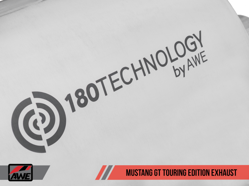 AWE Tuning S550 Mustang GT Cat-Back Exhaust - Touring Edition (Chrome Silver Tips)