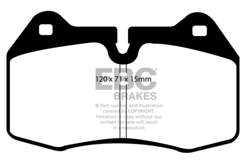 EBC 03-04 Infiniti G35 3.5 (Manual) (Brembo) Orangestuff Front Brake Pads