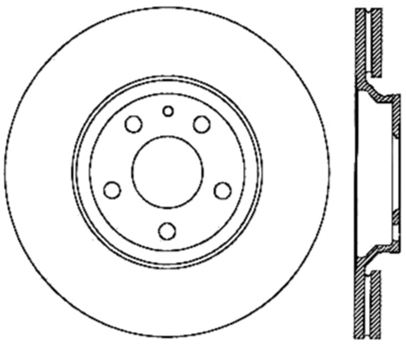 StopTech Slotted & Drilled Sport Brake Rotor