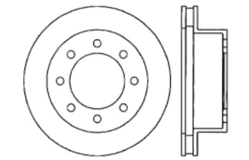 StopTech Drilled Sport Brake Rotor