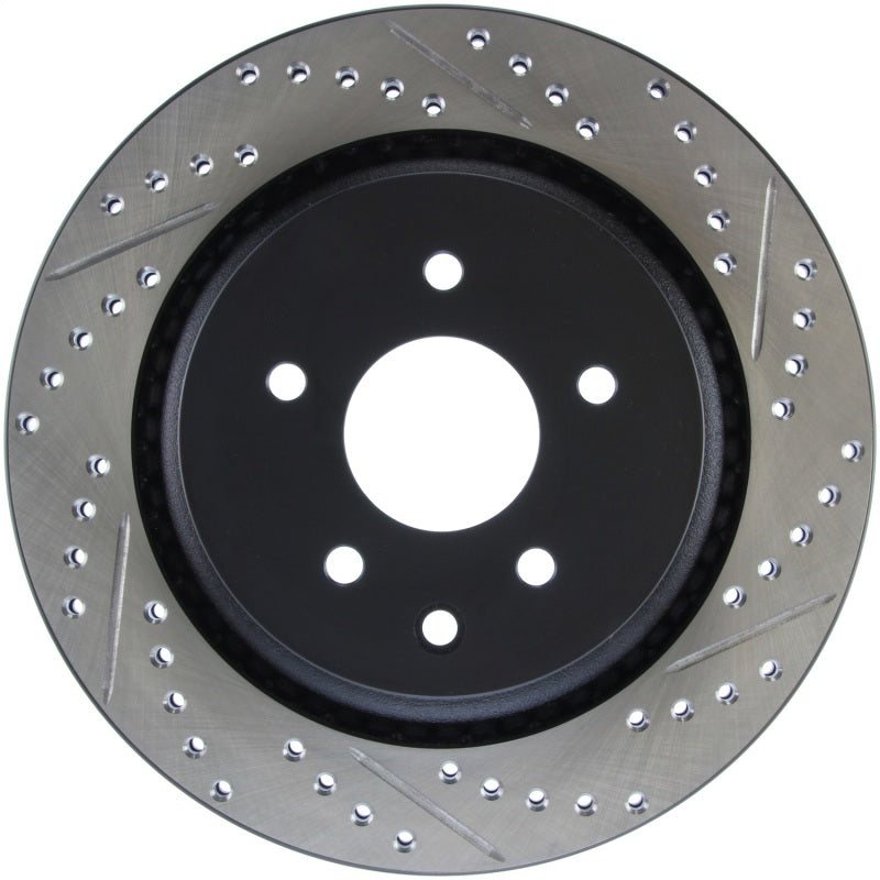 StopTech 07-08 Infiniti G35 / 08-09 G37 SportStop Slotted & Drilled Rear Left Rotor
