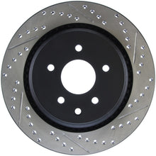 Load image into Gallery viewer, StopTech 07-08 Infiniti G35 / 08-09 G37 SportStop Slotted &amp; Drilled Rear Left Rotor