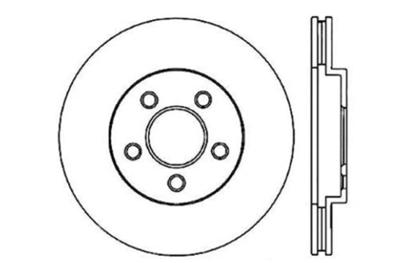 StopTech Drilled Sport Brake Rotor