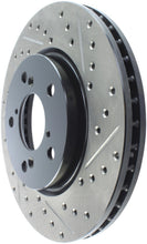 Load image into Gallery viewer, StopTech 05-10 Honda Odyssey SportStop Slotted &amp; Drilled Left Front Rotor