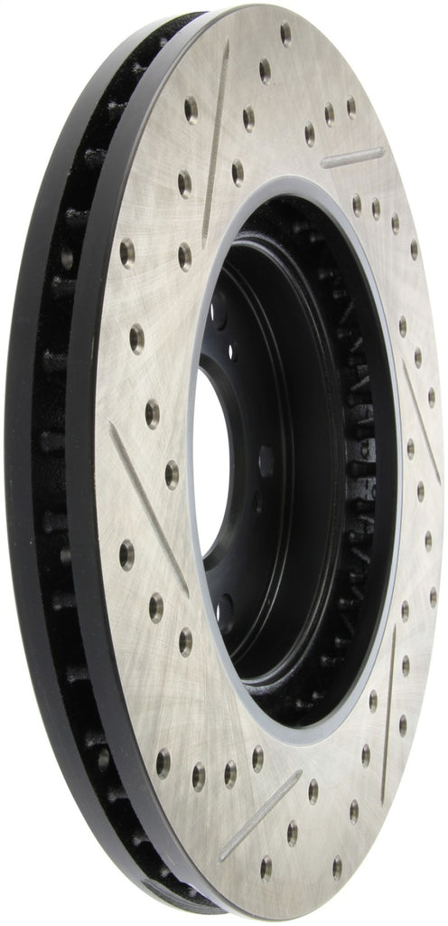StopTech 99-04 Acura RL Left Front Slotted & Drilled Rotor