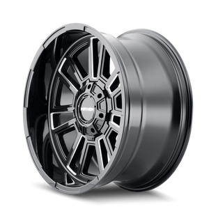 Mayhem 8115 Apollo 20x10 / 6x135 BP / -19mm Offset / 106mm Hub Black w/ Milled Spokes Wheel