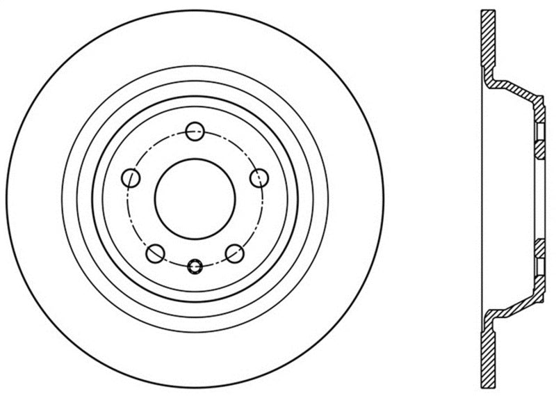 StopTech Sport Drilled & Slotted Rotor - Front Left