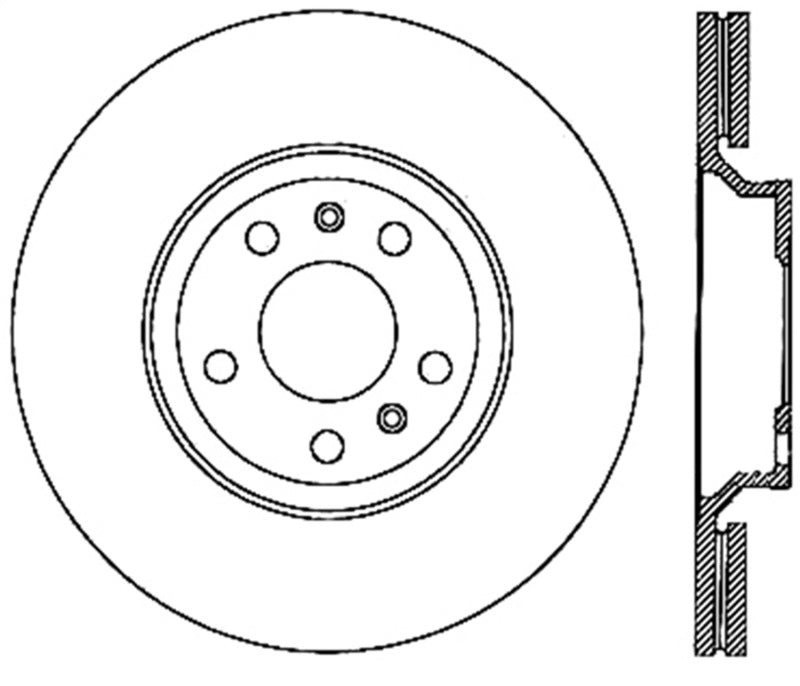 StopTech Drilled Sport Brake Rotor
