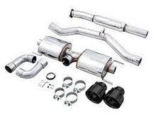 Load image into Gallery viewer, AWE Subaru BRZ/ Toyota GR86/ Toyota 86 Touring Edition Cat-Back Exhaust- Diamond Black Tips