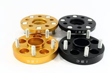 Load image into Gallery viewer, ISC Suspension 5x100 to 5x114 25mm Wheel Adapters Black - Set of 4