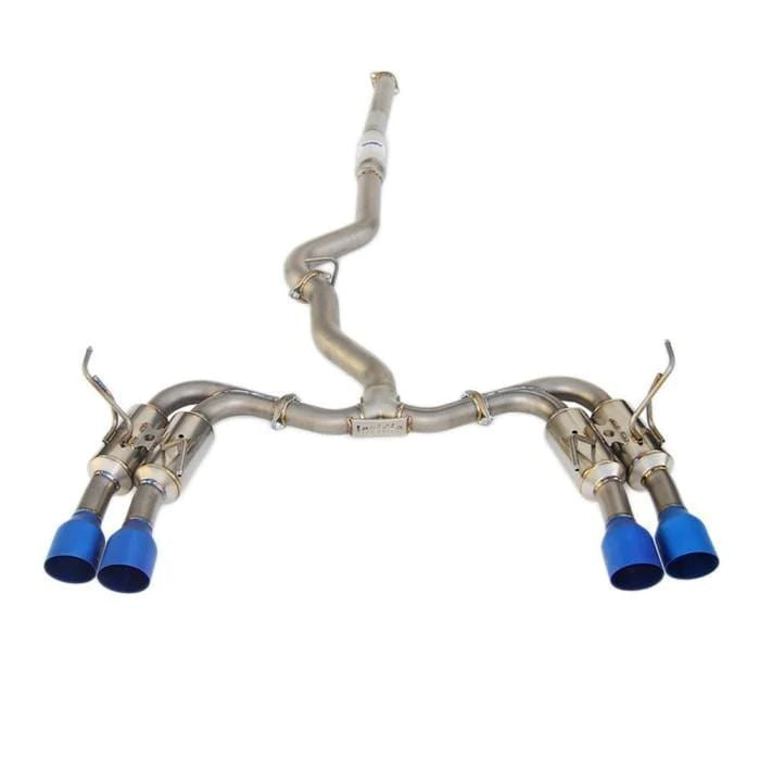 Invidia 2015+ WRX/STi Gemini 80mm Full Titanium Quad 101mm Tip Cat-Back Exhaust