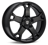 LAST SET - DERNIER ENSEMBLE - LP Aventure wheels - LP2 - 17x8 ET20 5x114.3 - Black