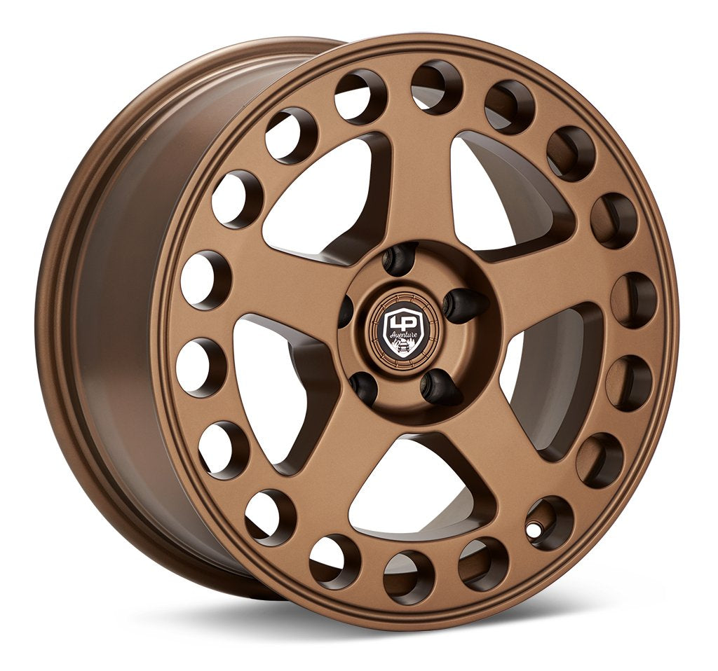 LAST SET / DERNIER ENSEMBLE --- LP Aventure wheels - LP5 - 17x8 ET38 5x100 - Bronze