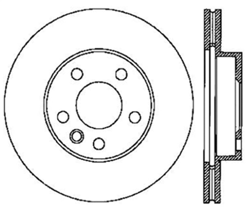 StopTech Slotted & Drilled Sport Brake Rotor