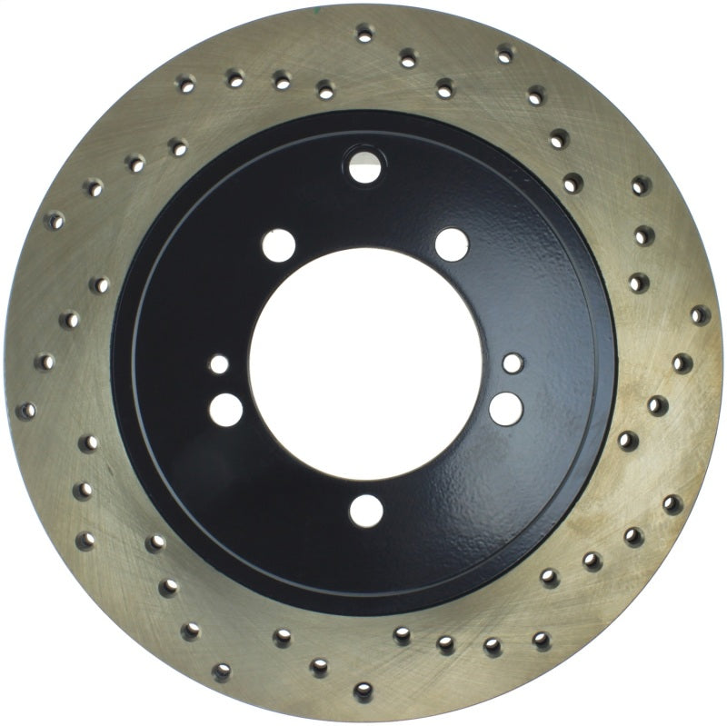 StopTech 6/93-99 Mitsubishi 3000GT-VR4 Drilled Left Rear Rotor