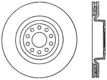 Load image into Gallery viewer, StopTech 04-09 Audi S4 Front Left Cryo Slotted Sport Brake Rotor